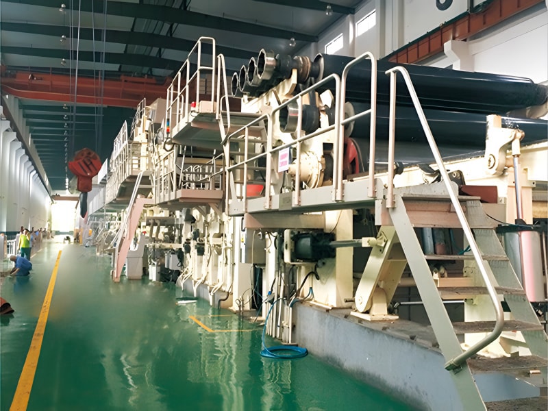 Duplex board paper machine