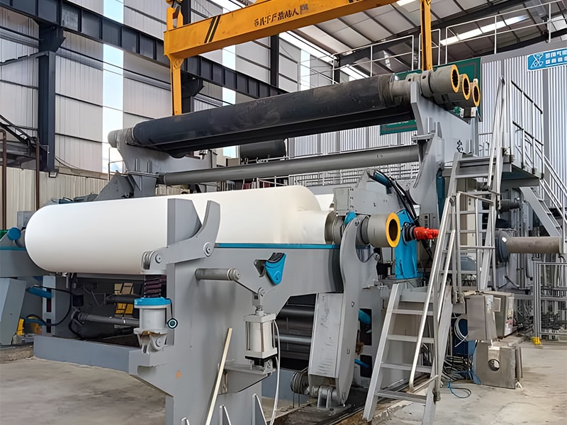 Writing and printing paper machine