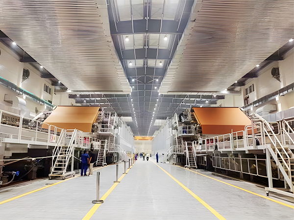 Corrugated paper machine